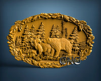 Bears, 3D STL Model 0487