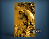 Tiger, 3D STL Model 0552