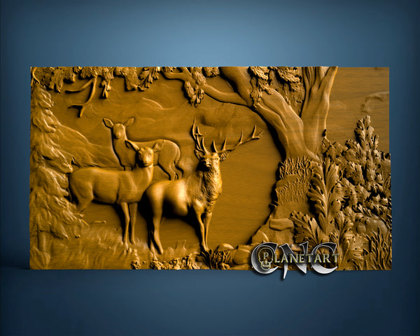 Deer, 3D STL Model 0699