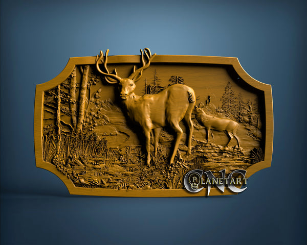 Deer, 3D STL Model 0703