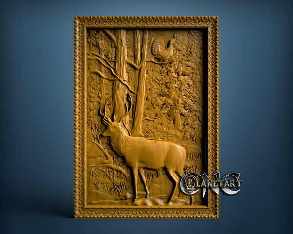 Deer, 3D STL Model 0719