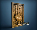 Deer, 3D STL Model 0719