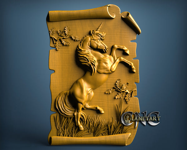 Unicorn, 3D STL Model 0793