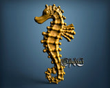 Sea Horse, 3D STL Model 0962