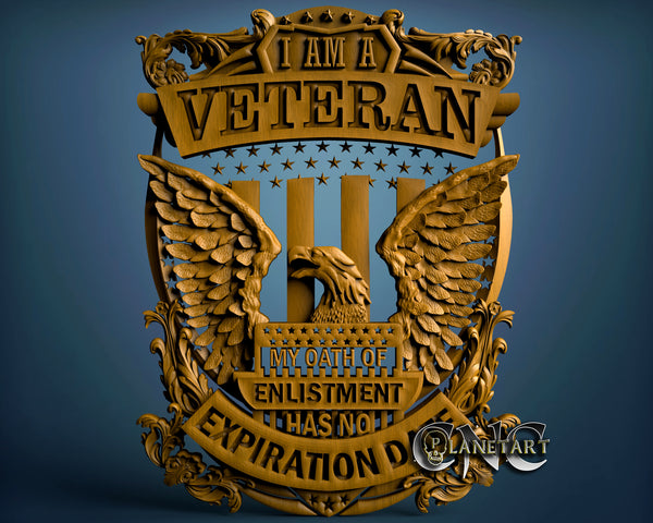 Veteran, 3D STL Model 10032