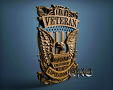 Veteran, 3D STL Model 10032