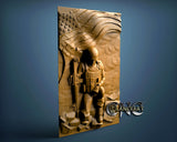 Soldier USA, 3D STL Model 10045