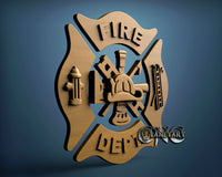 Fire Depth, 3D STL Model 10082