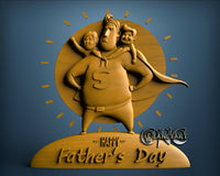 Fathers Day, 3D STL Model 10146