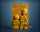 Rick and Morty, 3D STL Model 10161