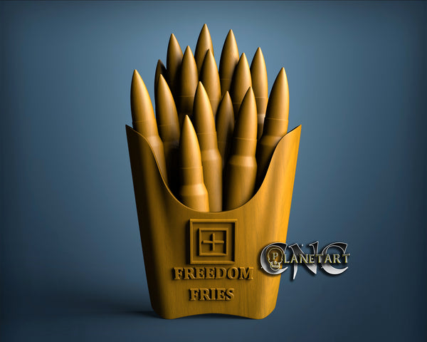 Freedom Fries, 3D STL Model 10179