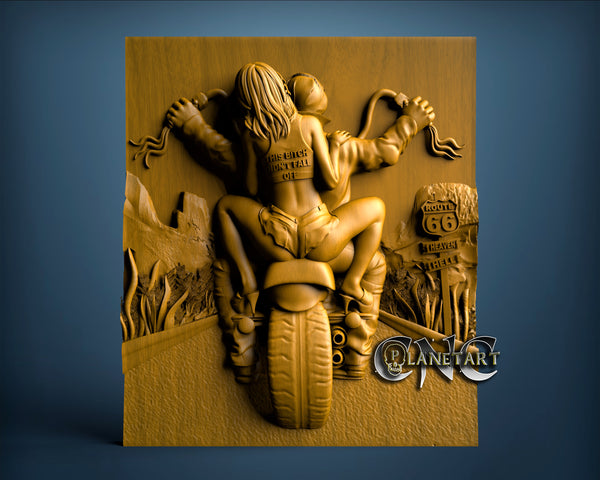 Bikers,  3D STL Model 10180