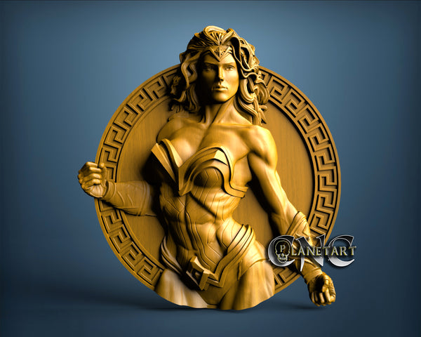 Wonder woman, 3D STL Model 10232