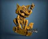 Fox Skateboarder, 3D STL Model 10274