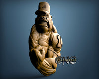 Gorilla Bodybuilder, 3D STL Model 10276