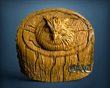 Owl, 3D STL Model 10303