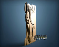 Beautiful Horse Face, 3D STL Model 10304