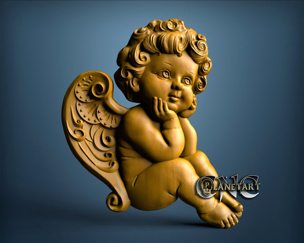 Angel,  3D STL Model 10368