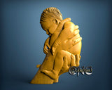 Hands and the Baby, 3D STL Model 10371