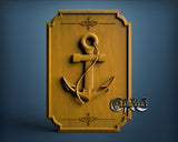 Anchor frame 3D STL Model 10379