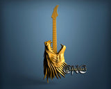 Dragon Guitar, 3D STL Model 11054