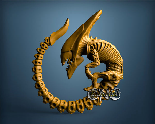 Alien, 3D STL Mode 11189