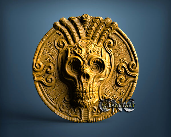 Skull, 3D STL Model 11194