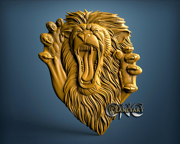 Lion, 3D STL Model 11260