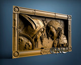 World of Warcraft with Frame, 3D STL Model 11303
