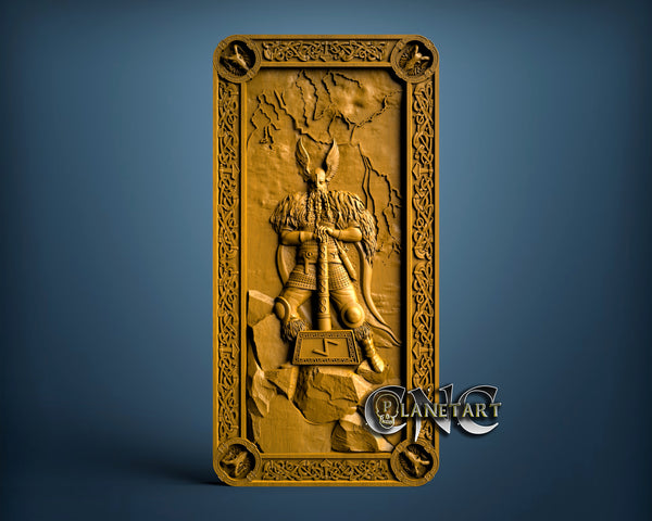 Thor Viking God, 3D STL Model 11309