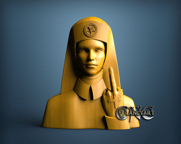 The Dark Nun, 3D STL Model 11313