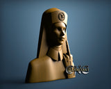 The Dark Nun, 3D STL Model 11313