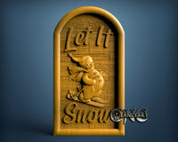 Let It Snow, 3D STL Model 11330