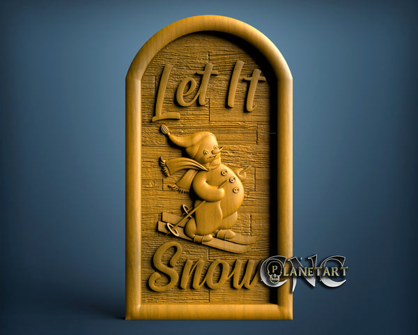 Let It Snow, 3D STL Model 11330