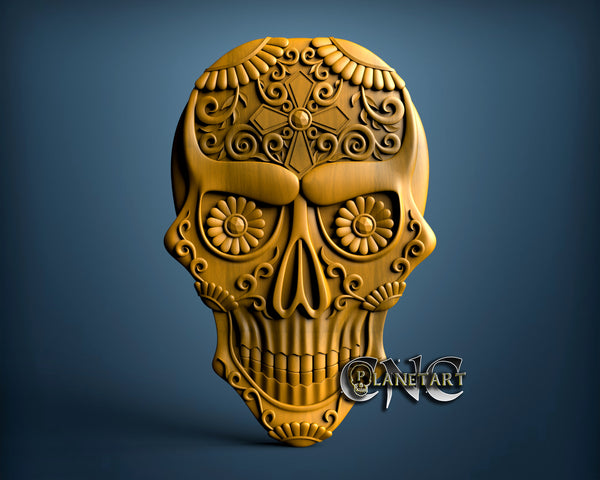 Skull, 3D STL Model 11332
