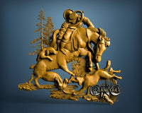 The Hunter, 3D STL Model 1133