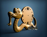 Children Clock, 3D STL Model 11344