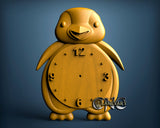 Children Clock, 3D STL Model 11347