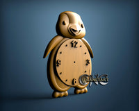 Children Clock, 3D STL Model 11347