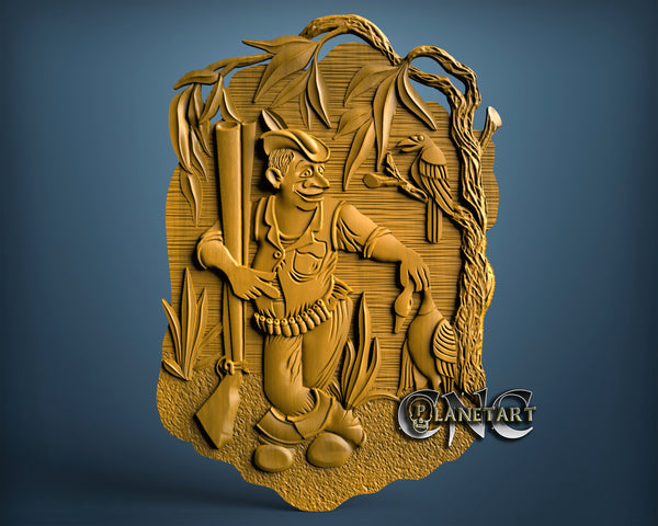 Hunter, 3D STL Model 1134