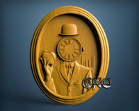 Circus Clock, 3D STL Model 1191