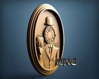 Circus Clock, 3D STL Model 1191