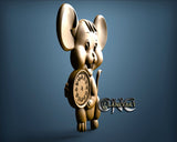 Children Clock, 3D STL Model 1194