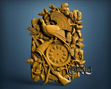 Hunting Clock 3D STL Model 1205