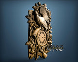 Hunting Clock 3D STL Model 1205