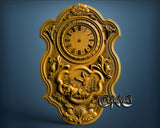 Hunting Clock, 3D STL Model 1206