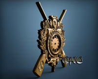 Hunting Clock, 3D STL Model 1209