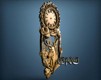 Hunting Clock, 3D STL Model 1210