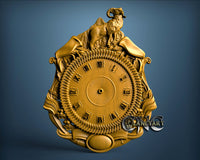 Clock, 3D STL Model 1212