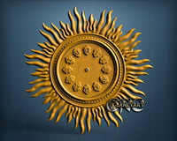 Sun Clock, 3D STL Model 1216